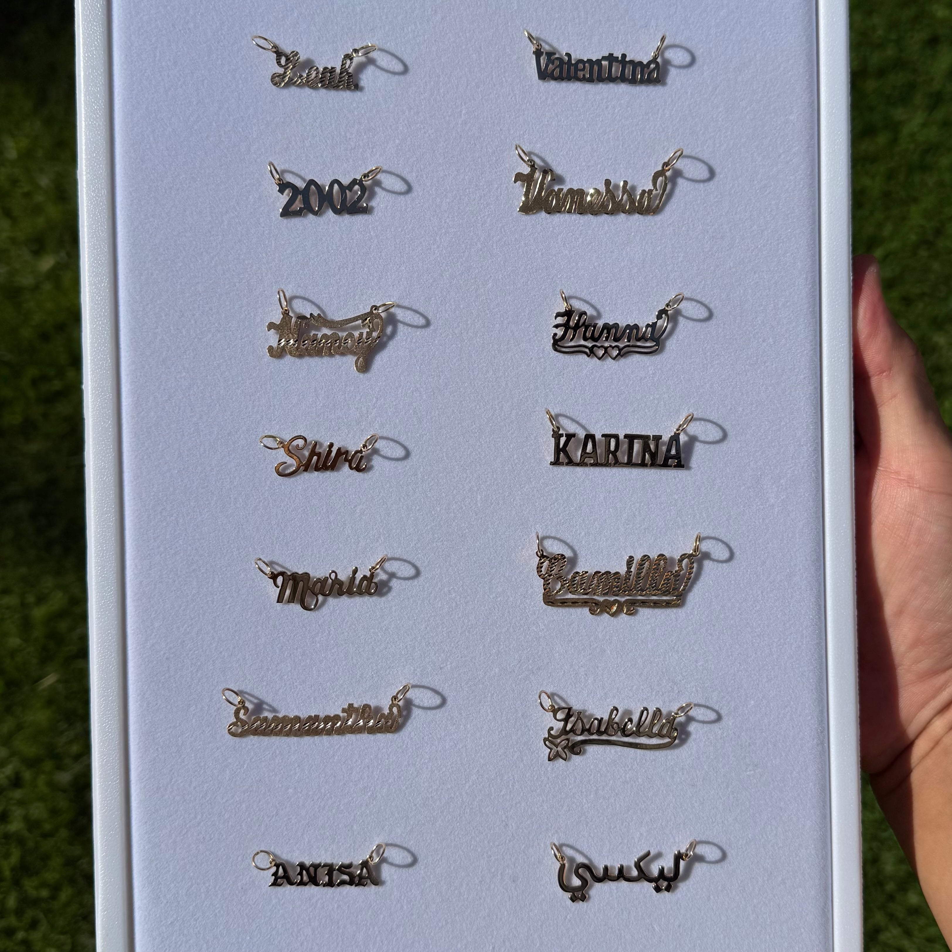 Nameplate Samples